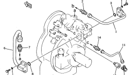 Трубка 113-Y56-3550 Komatsu