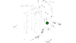 Трубка 208-03-21460 Komatsu