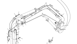 Труба 3F4593066 Komatsu