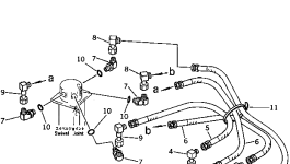 Угловой штуцер 20N-62-32450 Komatsu