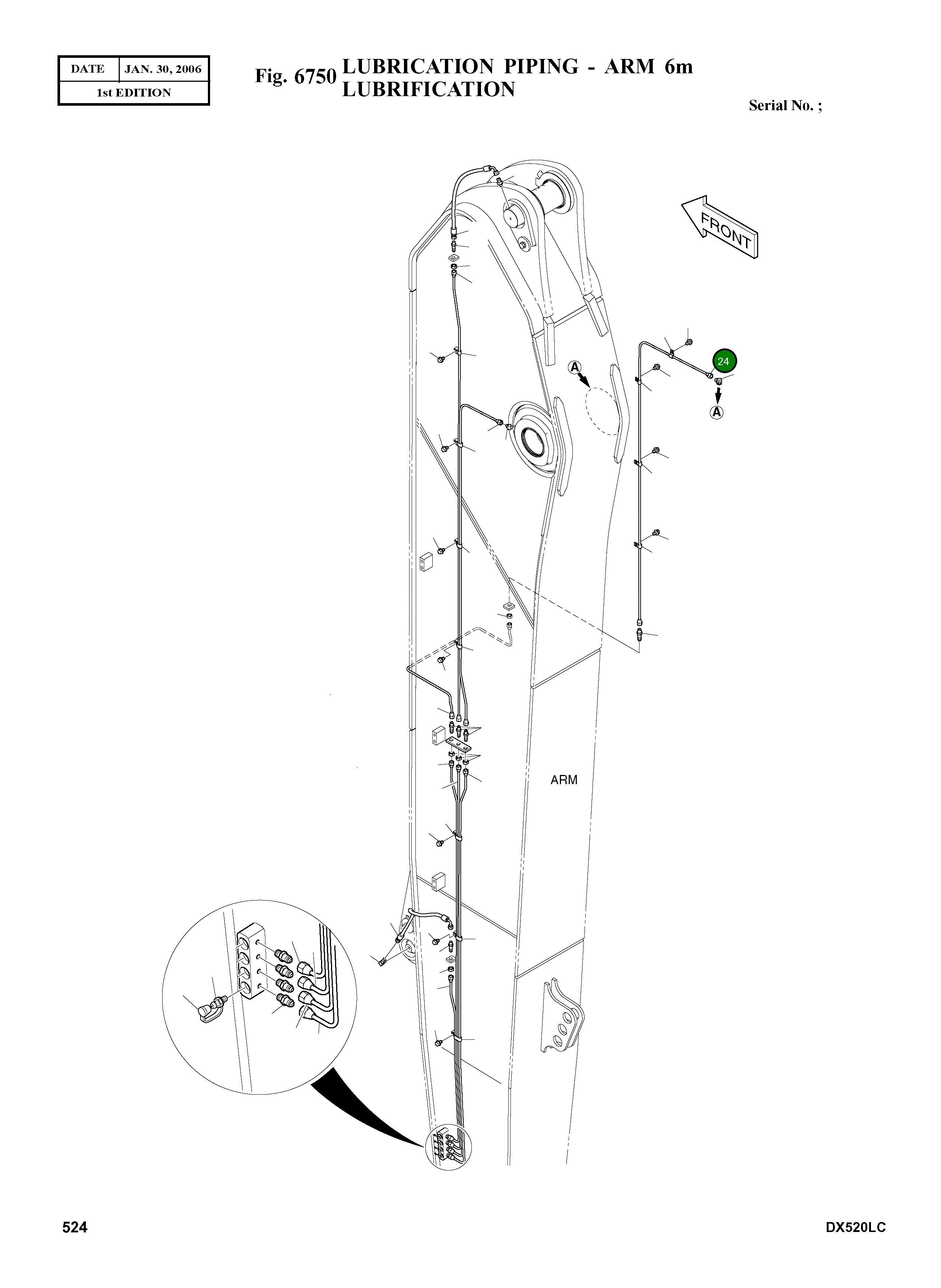 Труба K1015862 Komatsu