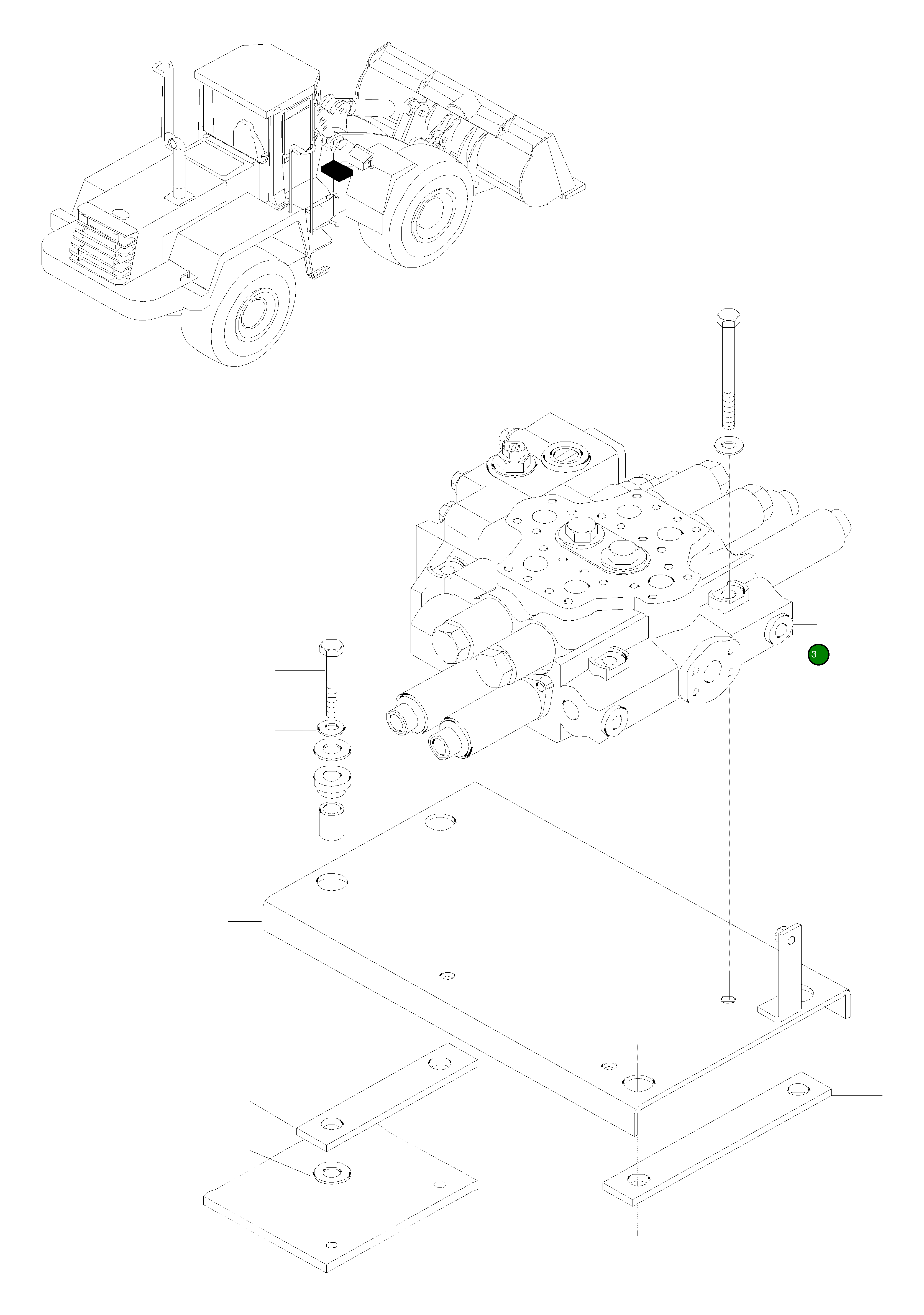 Управляющий клапан 419-876-H150 Komatsu