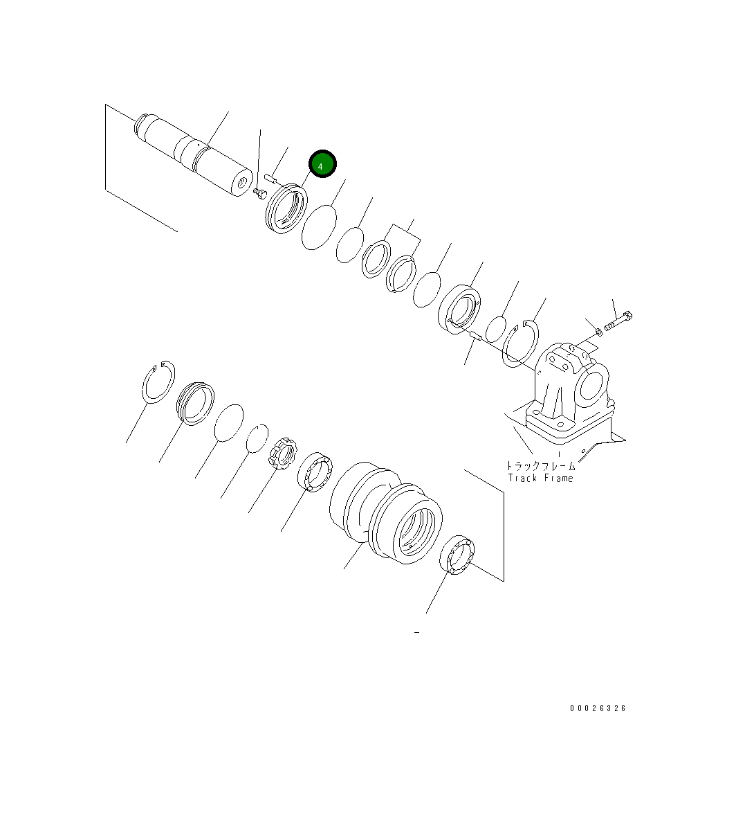 Уплотнение 19M-30-15180 Komatsu
