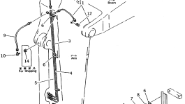 Трубка 209-70-57441 Komatsu