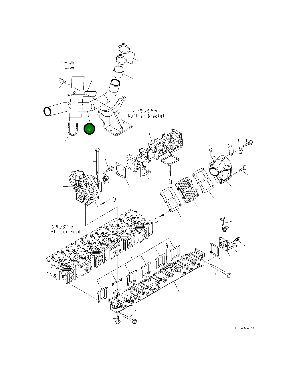 Труба 6251-11-4140 Komatsu