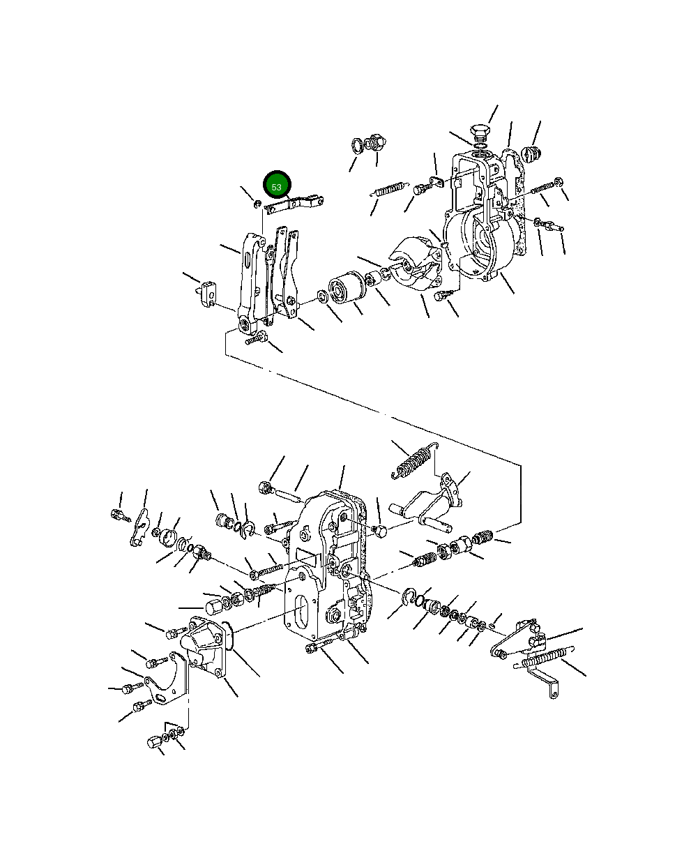 Тяга YMX15423-03920 Komatsu