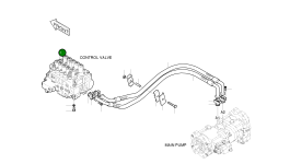 Управляющий клапан 2420-9503 Komatsu