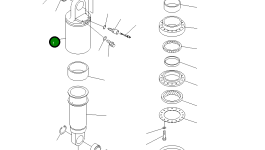 Цилиндр 567-50-72111 Komatsu
