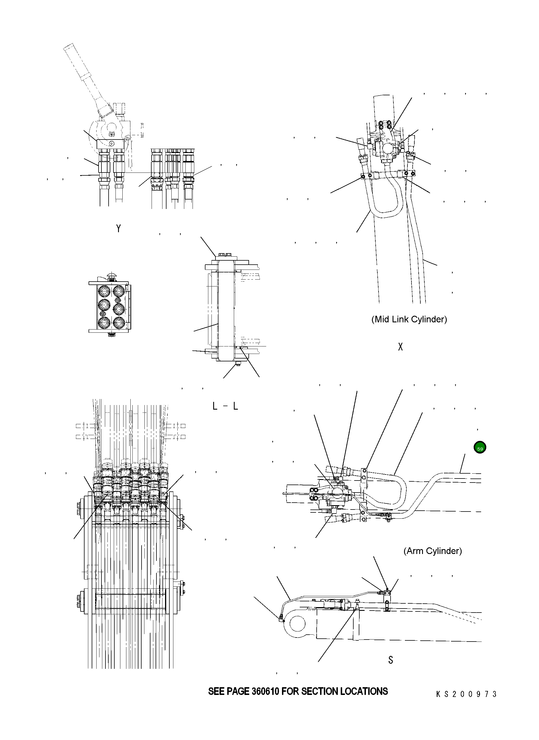 Трубка 208-70-KC980 Komatsu