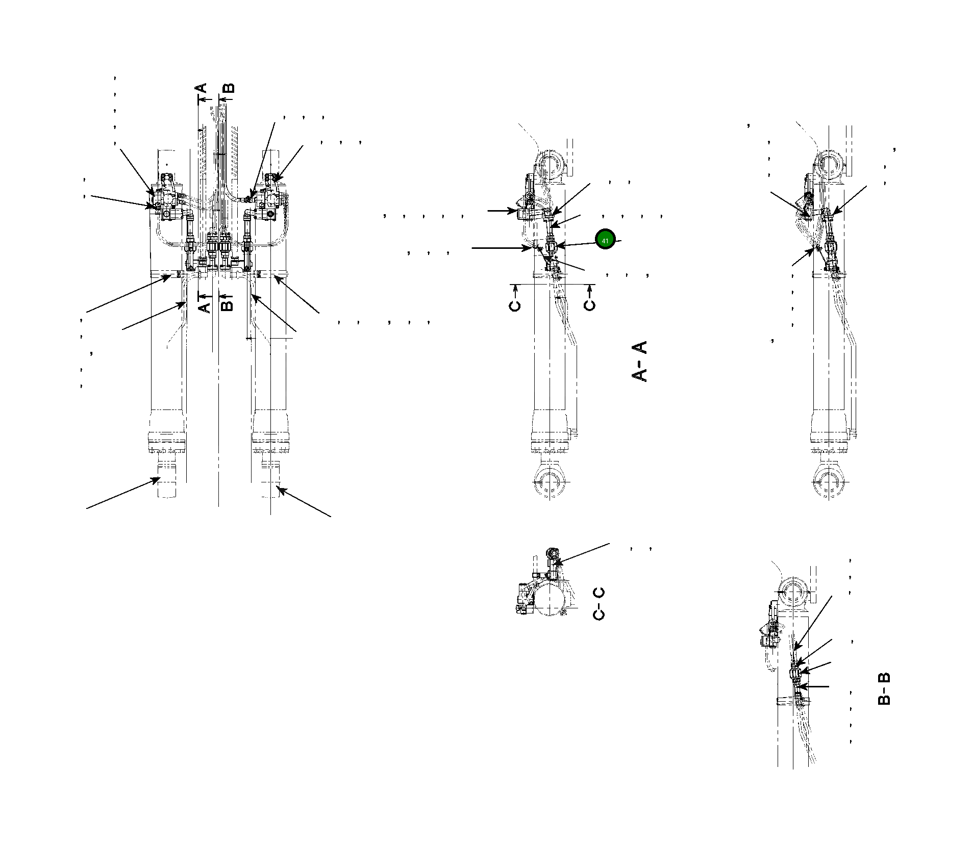 Трубка 208-62-86940 Komatsu