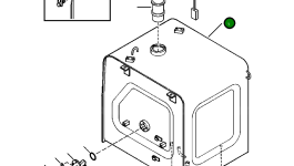 Топливный бак 20Y-04-21431 Komatsu