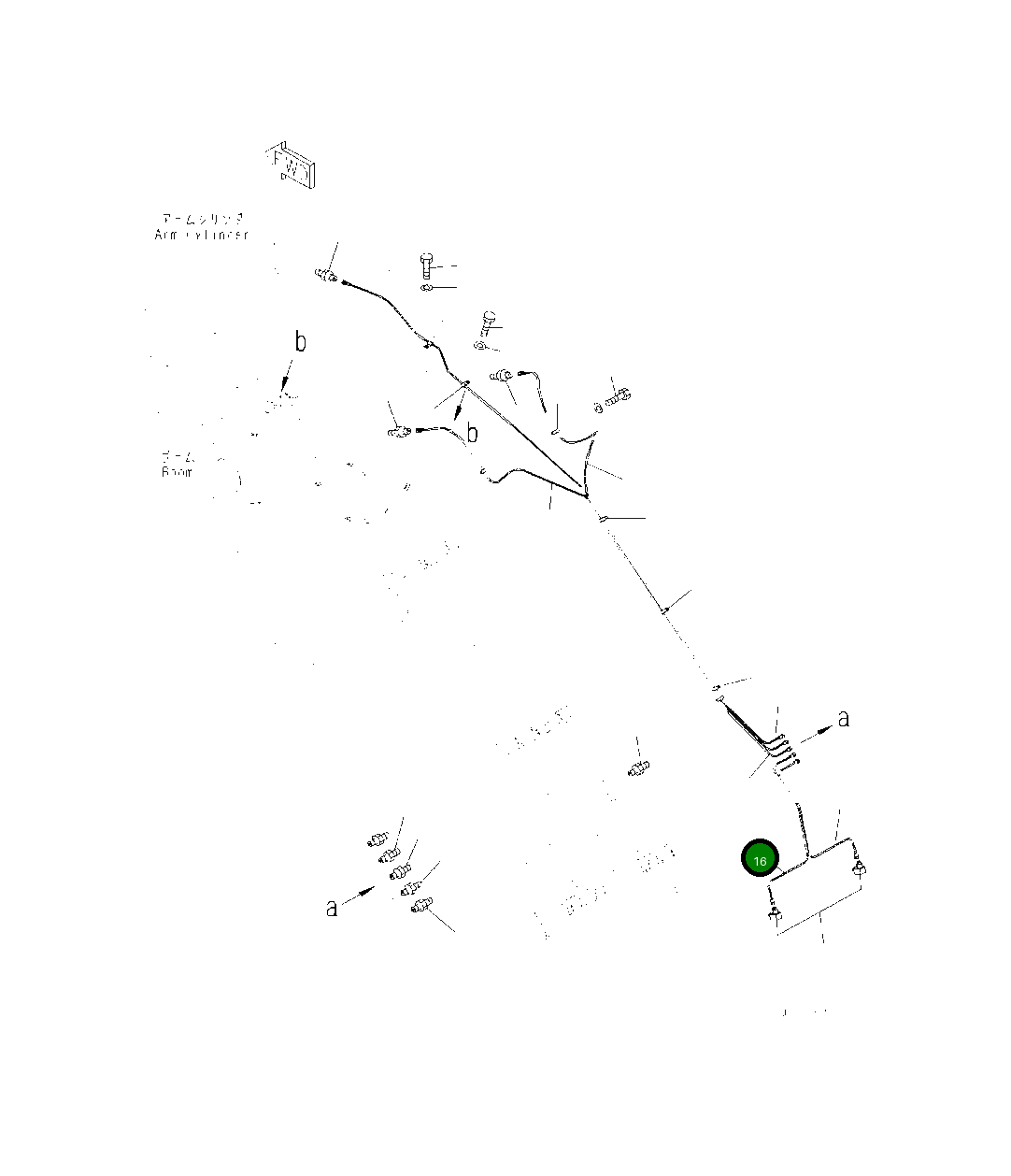 Трубка 208-70-41340 Komatsu