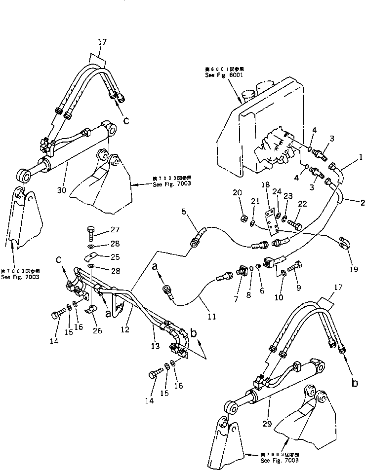 Трубка 12F-62-41111 Komatsu