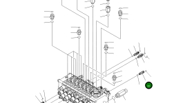 Угловой штуцер 21W-62-99943 Komatsu