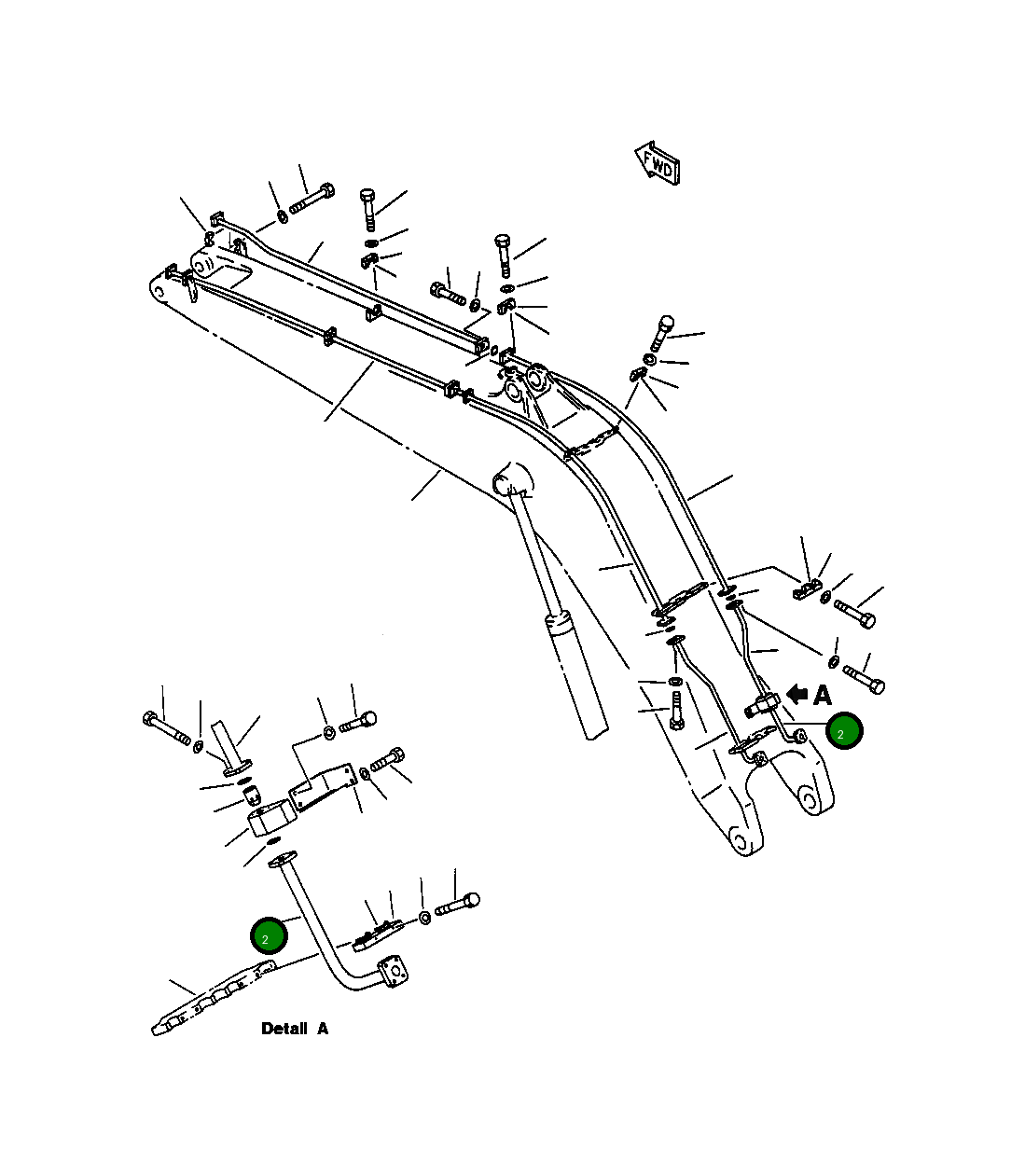 Трубка 209-62-58280 Komatsu