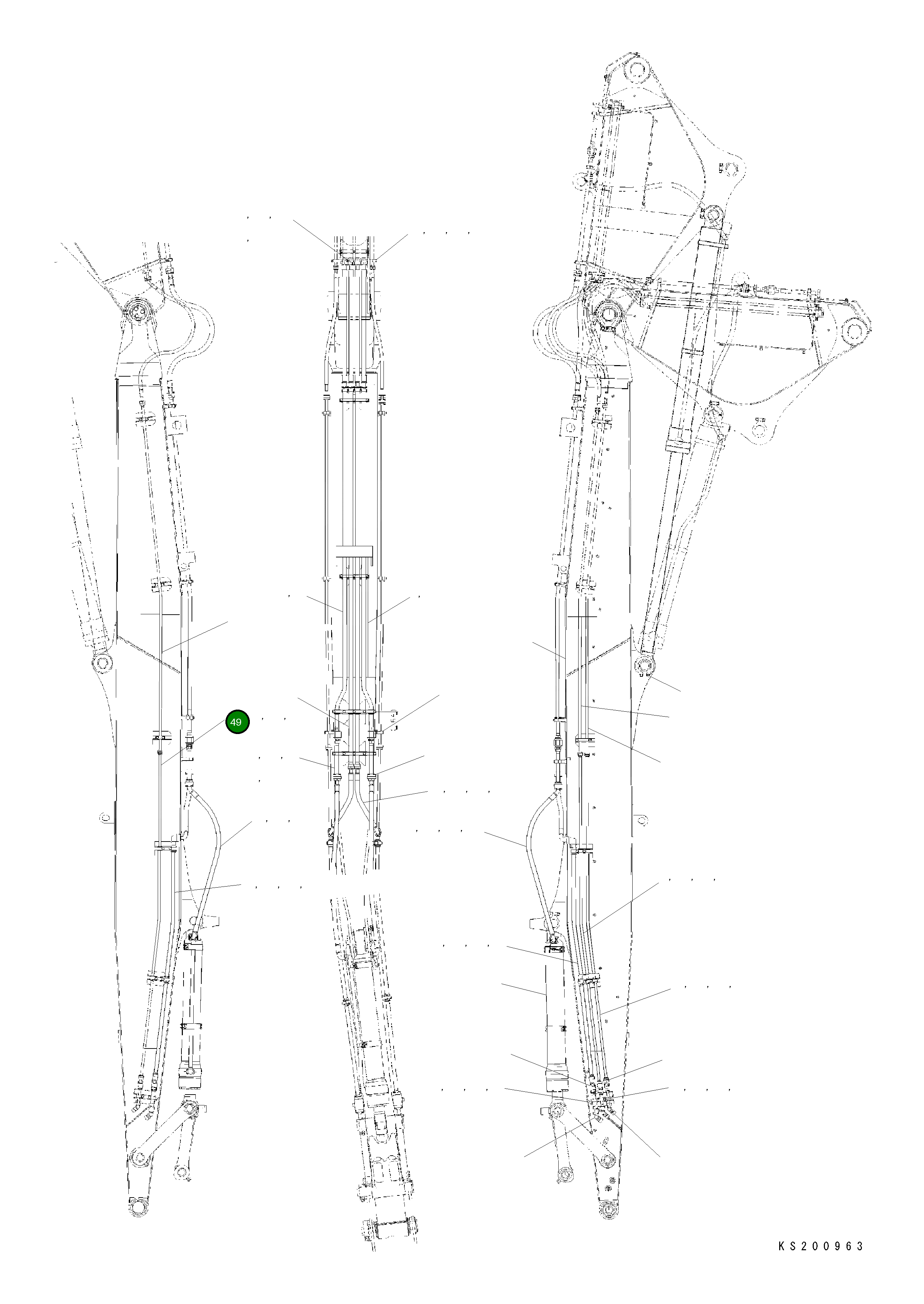Трубка 208-62-87340 Komatsu