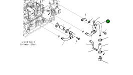 Трубка 6752-61-9210 Komatsu