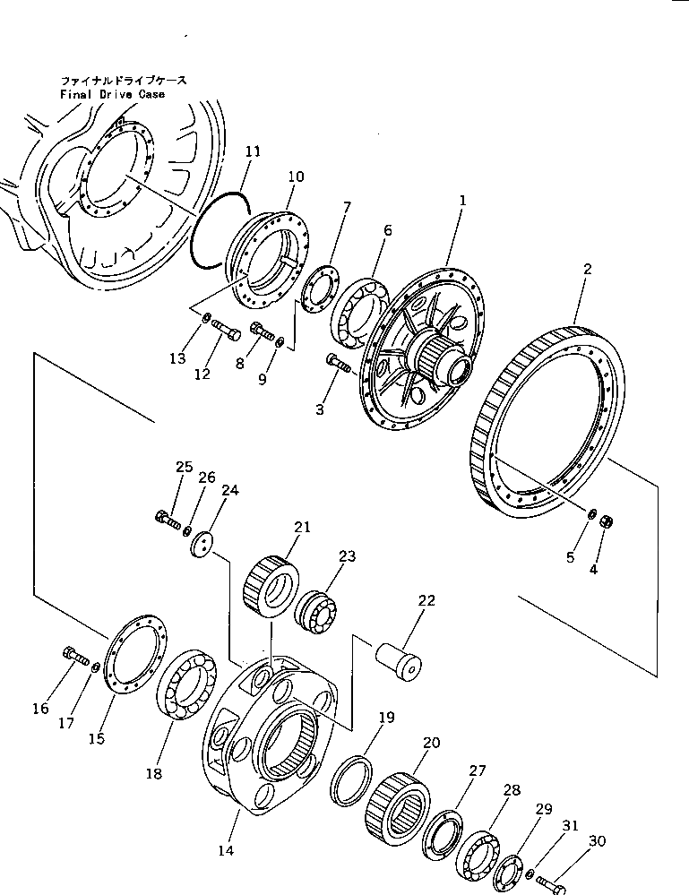 Шестерня 19M-27-11460 Komatsu