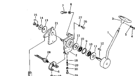 Рычаг, F-R 258-30-16300 Komatsu
