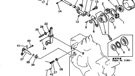 Рычаг YM121551-66520 Komatsu