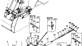 Рычаг FF7810-40741 Komatsu
