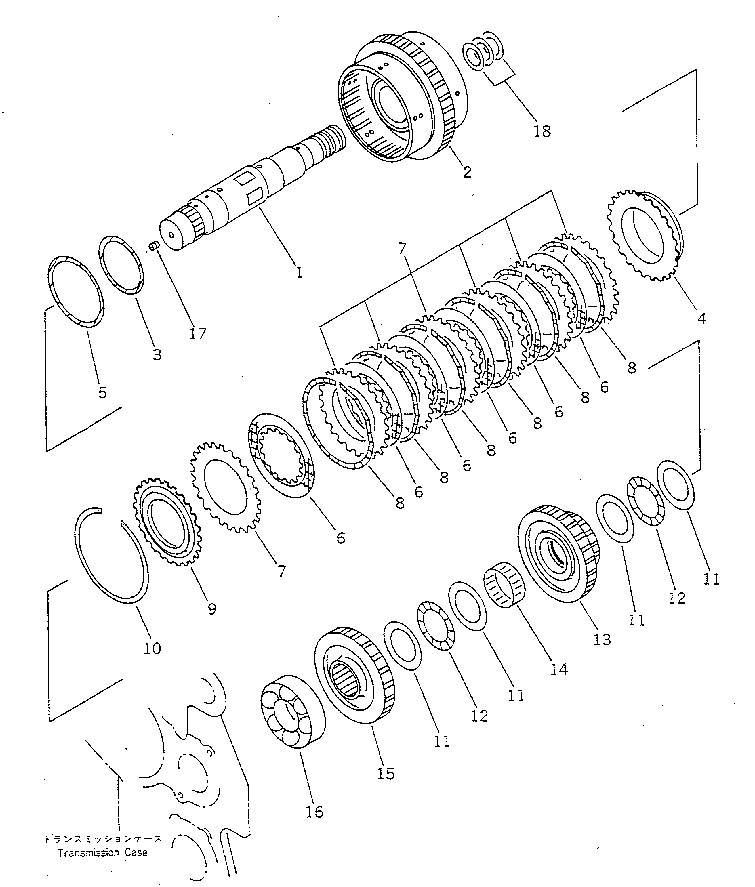 Шестерня 417-15-13221 Komatsu