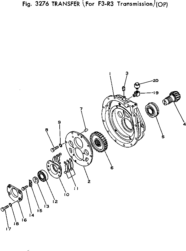 Шестерня 104-15-23220 Komatsu