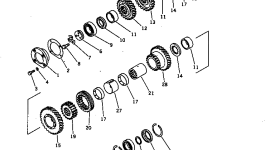 Шестерня 144-14-17520 Komatsu