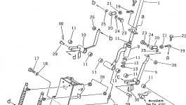 Рычаг FF7822-40130 Komatsu