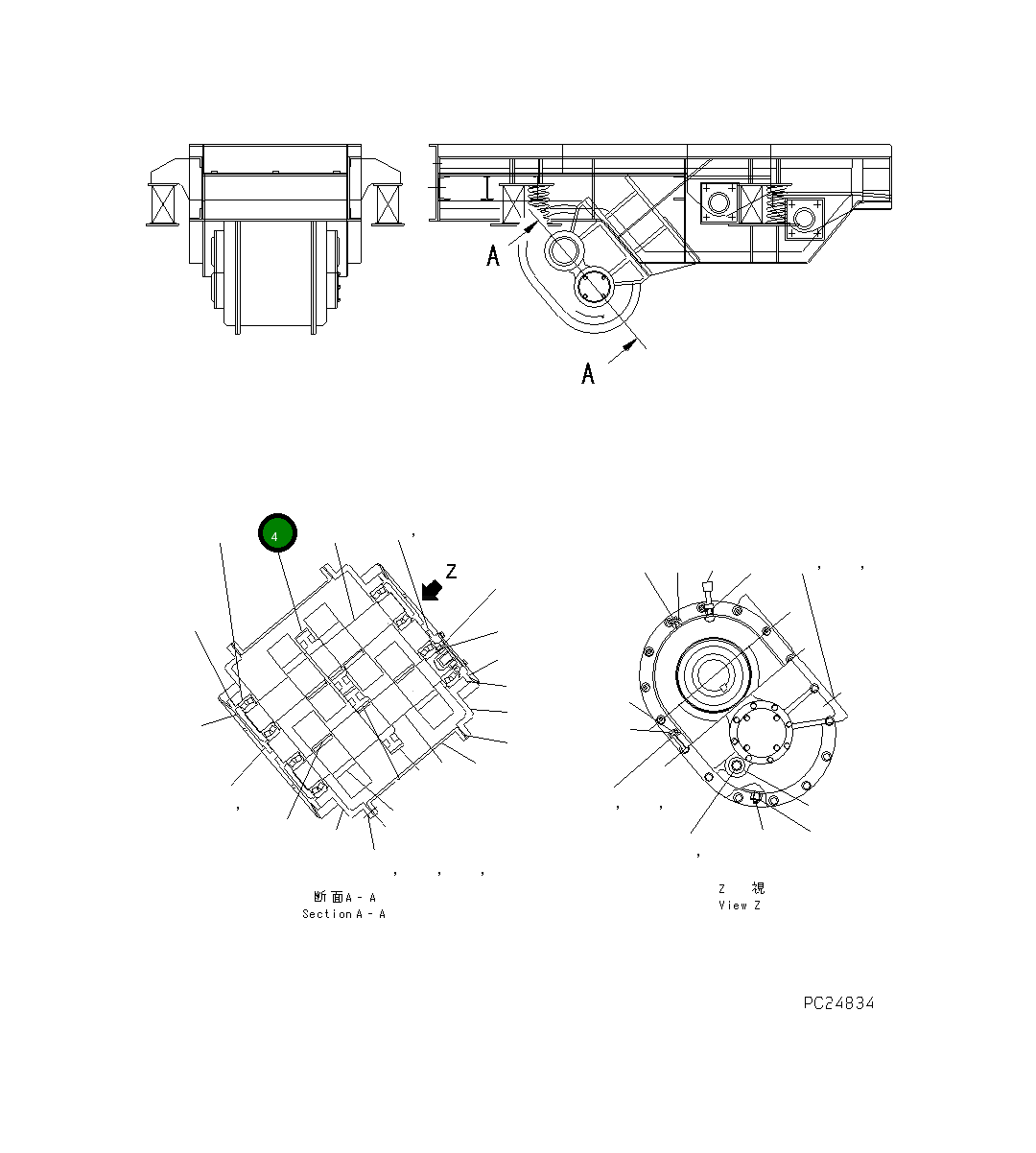 Шестерня KNKFV10042 Komatsu
