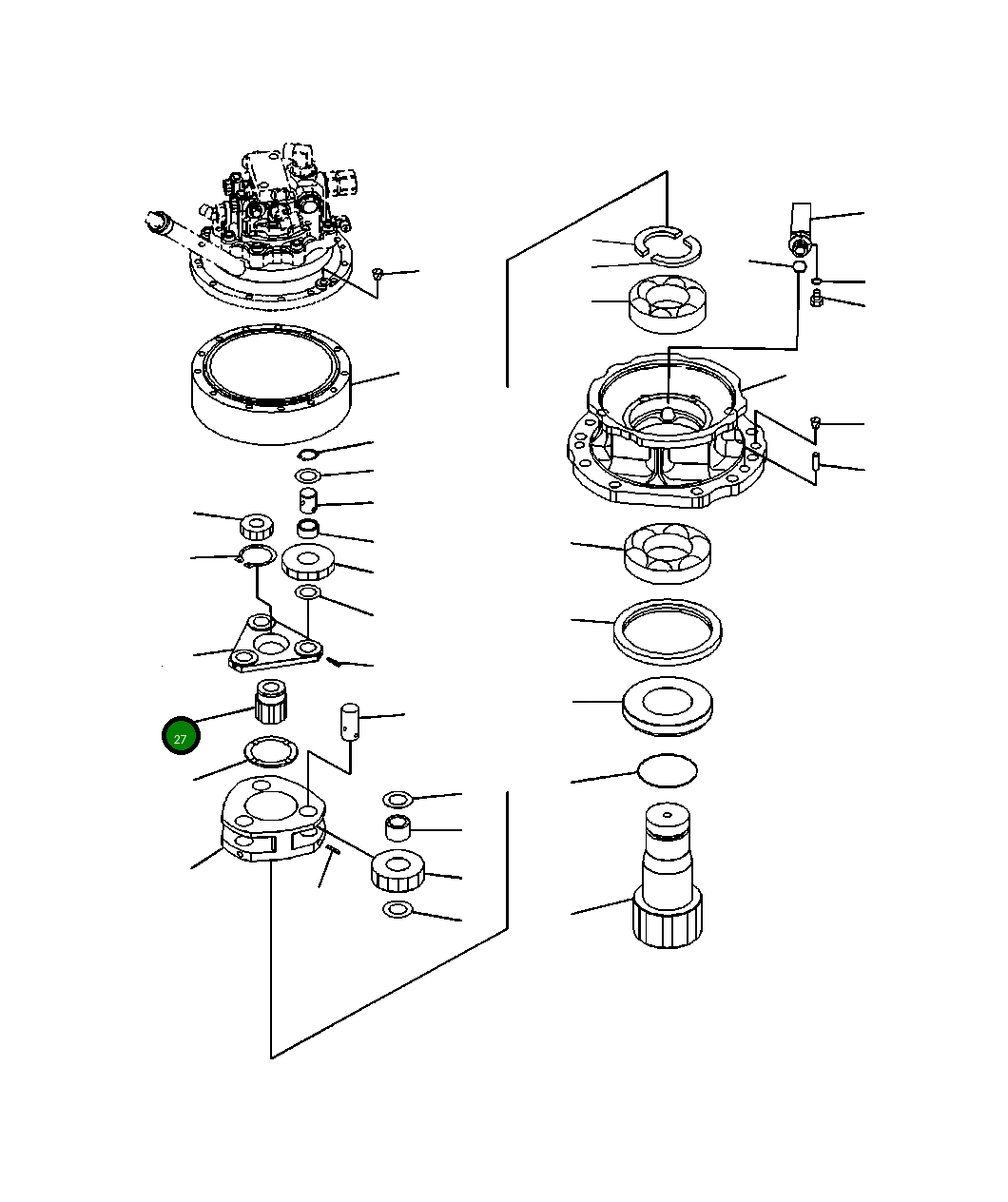 Шестерня 22P-26-12220 Komatsu