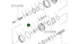 Шестерня 17M-15-42221 Komatsu