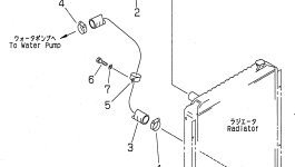 Шланг 20Y-03-21531 Komatsu