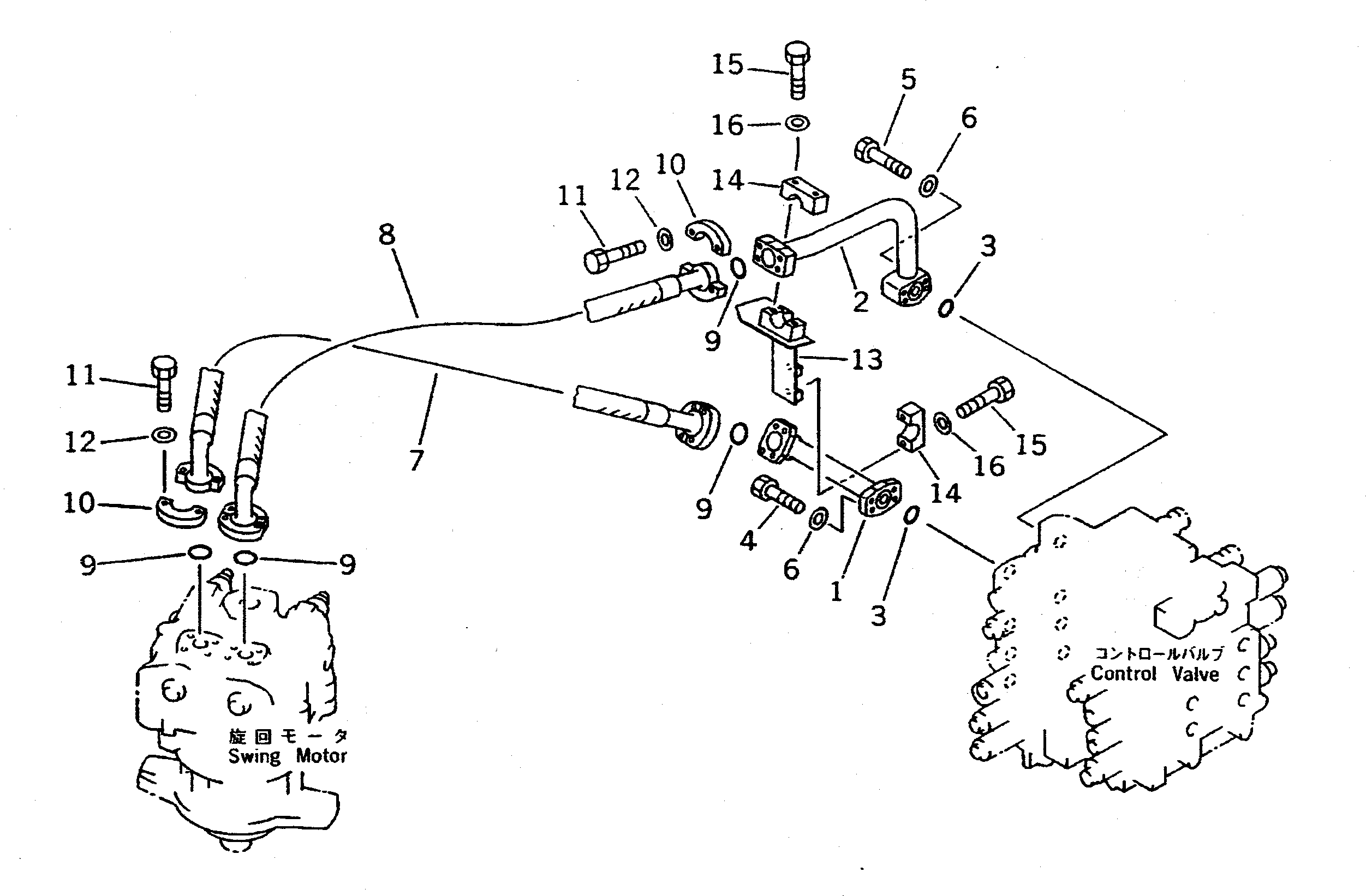 Шланг 208-62-51740 Komatsu