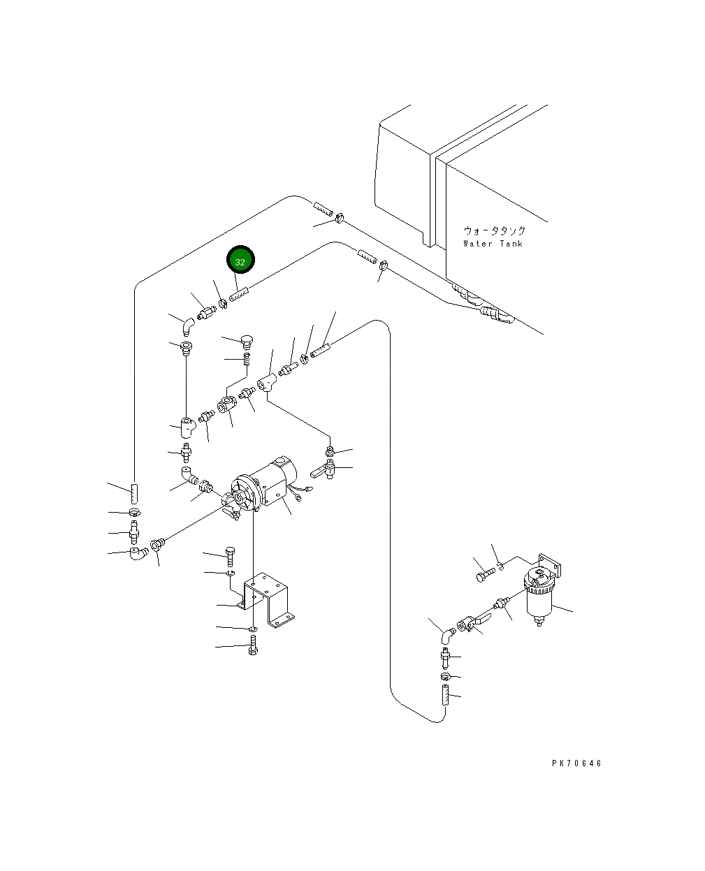 Шланг 267-19-12060 Komatsu