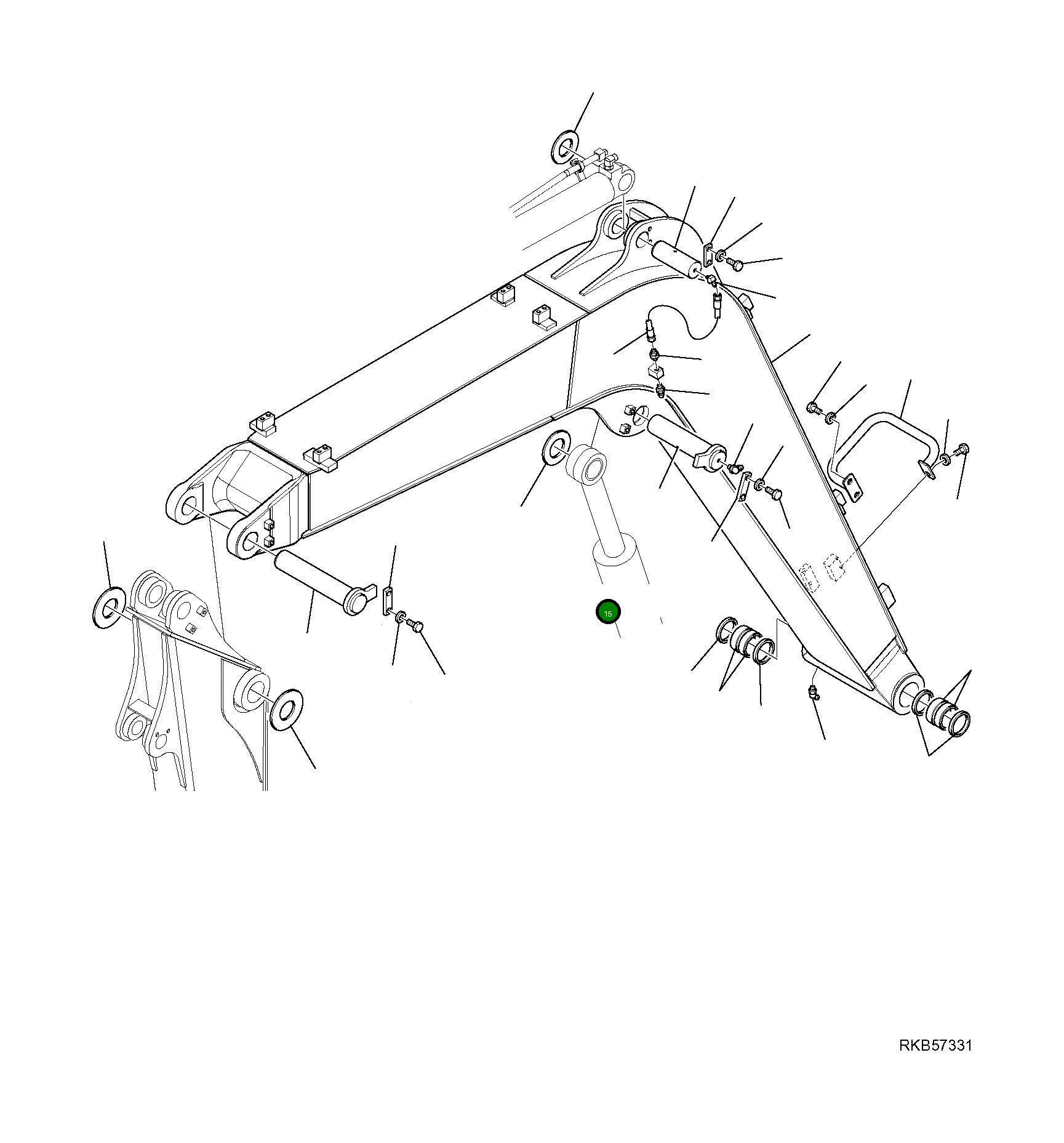 Шланг 37C-09-4L052 Komatsu
