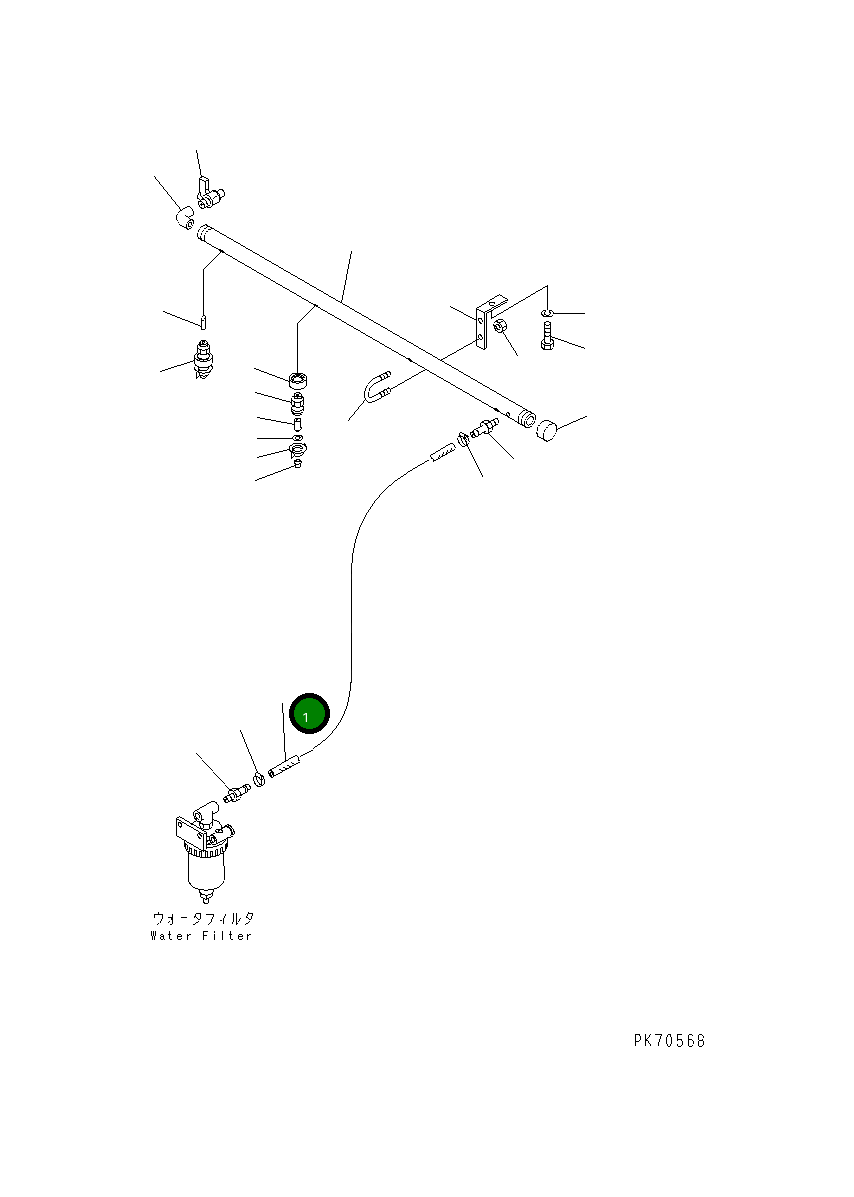 Шланг 267-19-09200 Komatsu