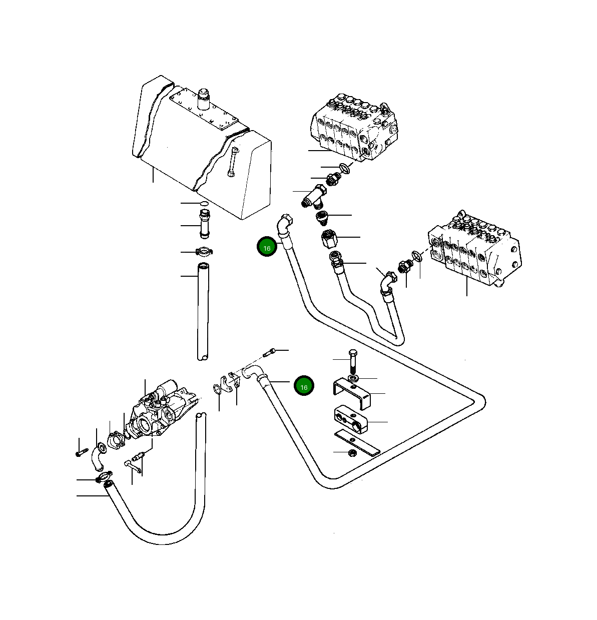 Шланг 1279 509 H1 Komatsu