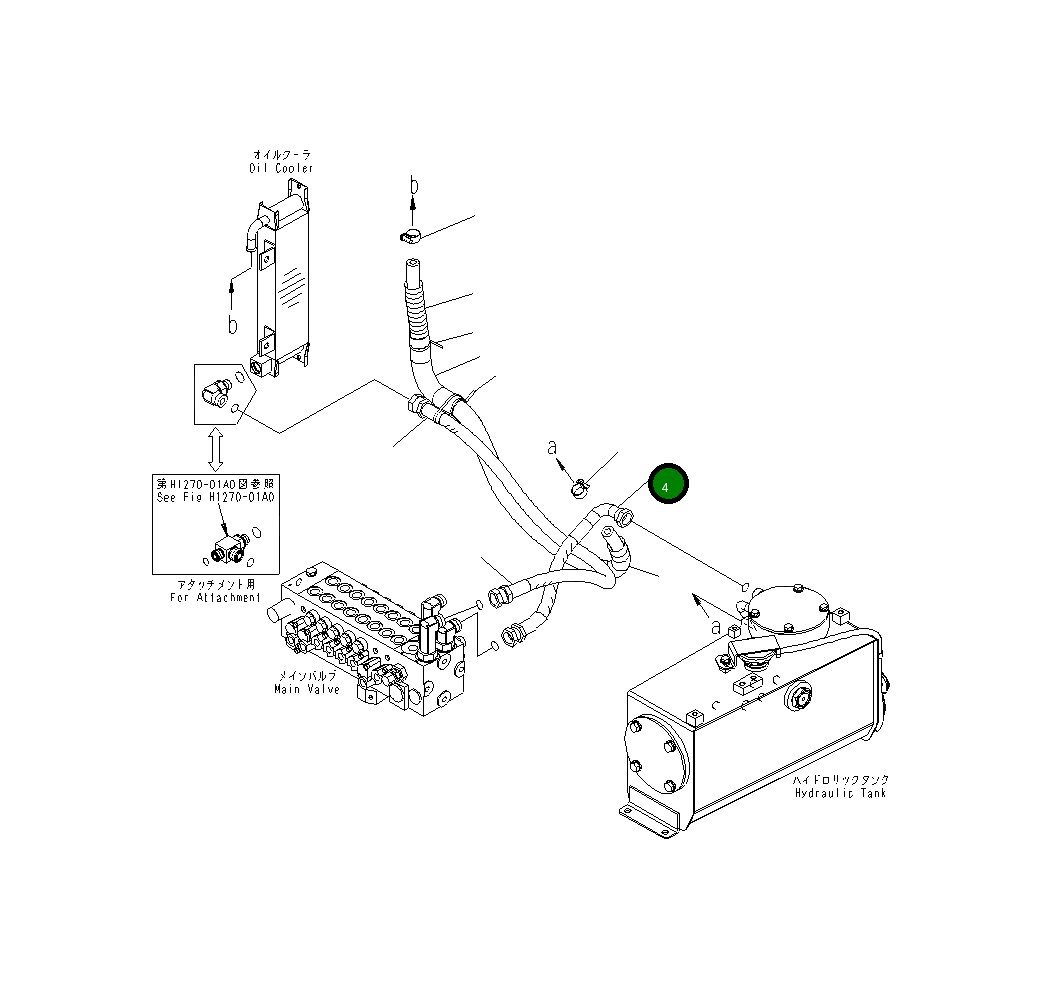 Шланг 02763-00503 Komatsu
