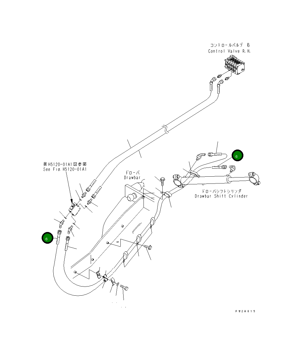 Шланг 07631-40343 Komatsu