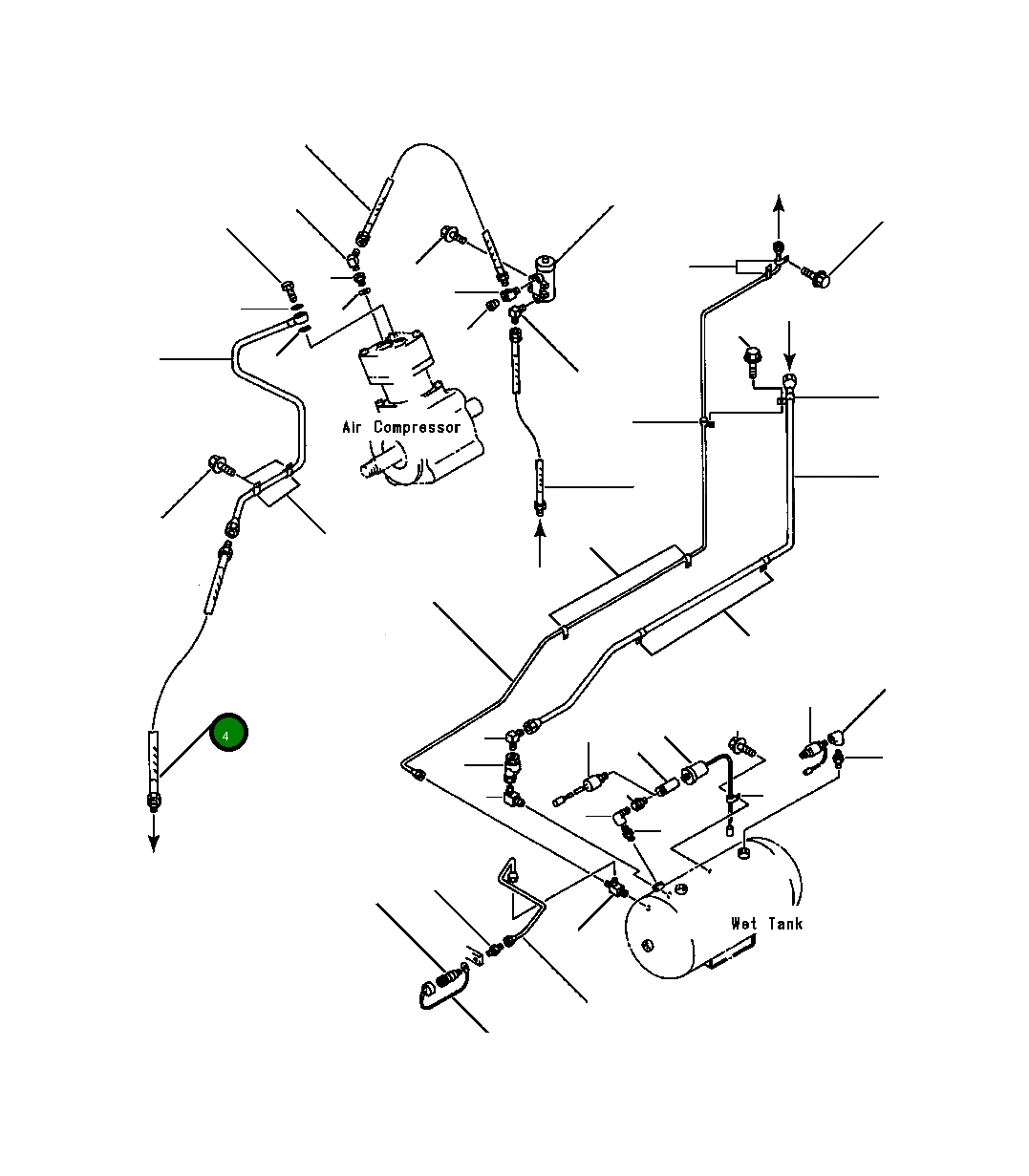 Шланг 421-35-14260 Komatsu