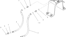 Шланг 201-62-82291 Komatsu