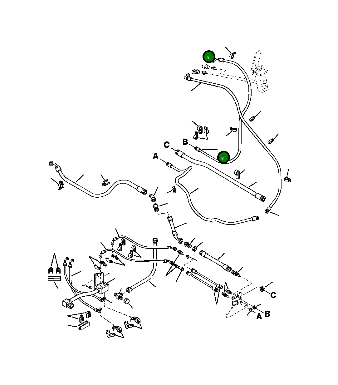Шланг HA 6 953 Komatsu