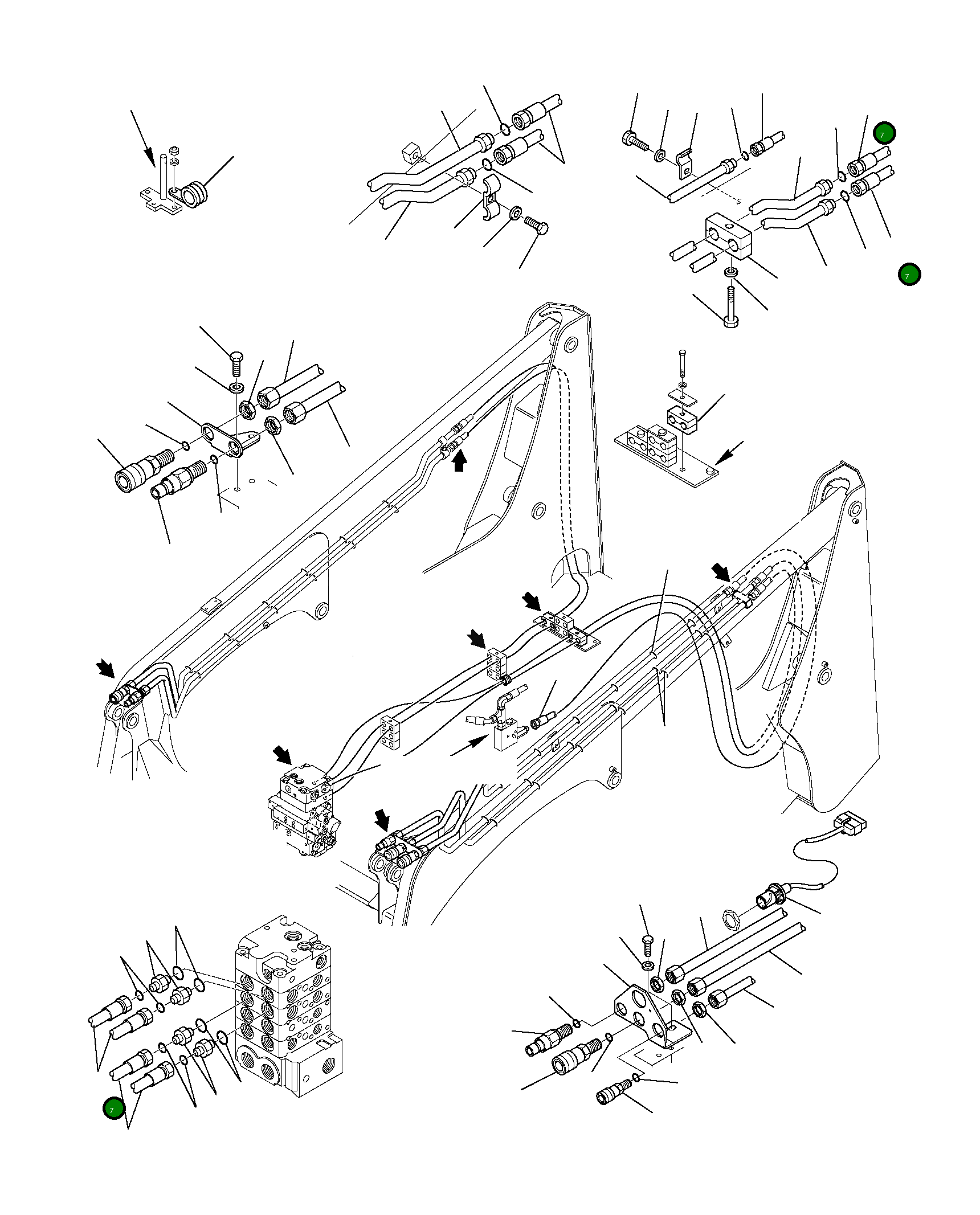 Шланг 37B-970-1310 Komatsu