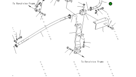 Шланг 21K-62-71631 Komatsu