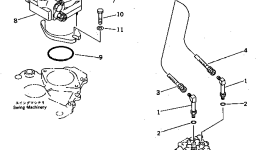 Шланг 20T-62-31450 Komatsu