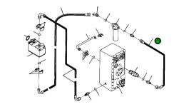 Шланг 1244 099 H1 Komatsu