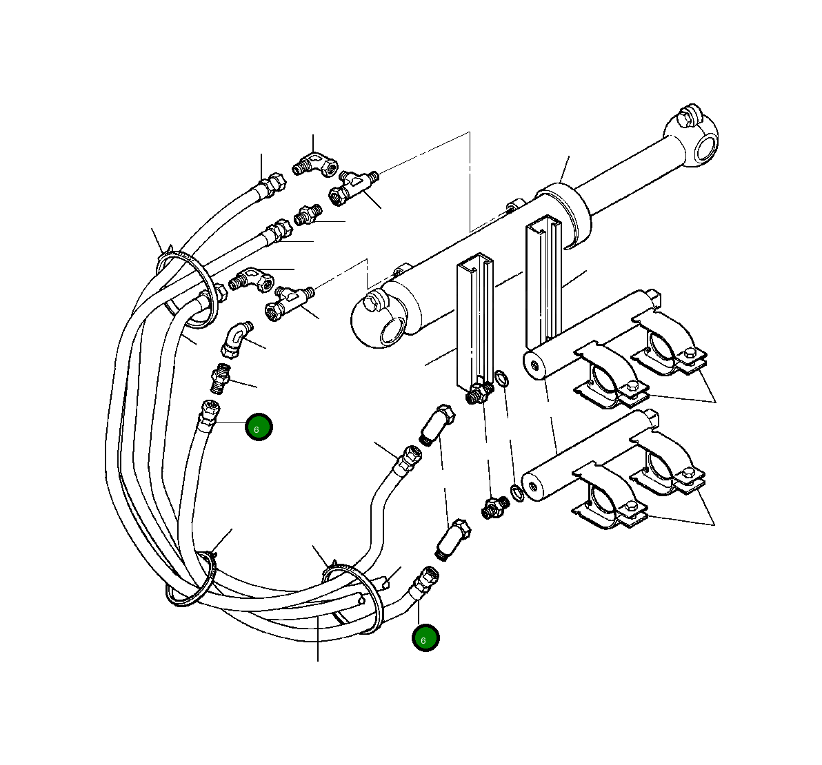Шланг 162 119 Komatsu