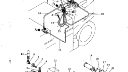 Шланг 257-60-18161 Komatsu