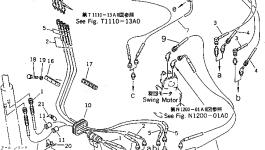 Шланг 21U-62-26150 Komatsu